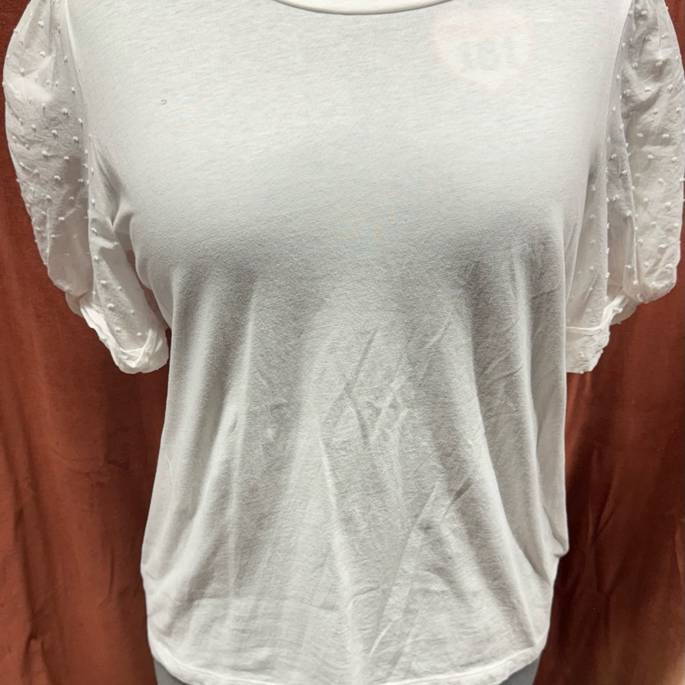 J. Crew White Short Sleeve Women's Tee